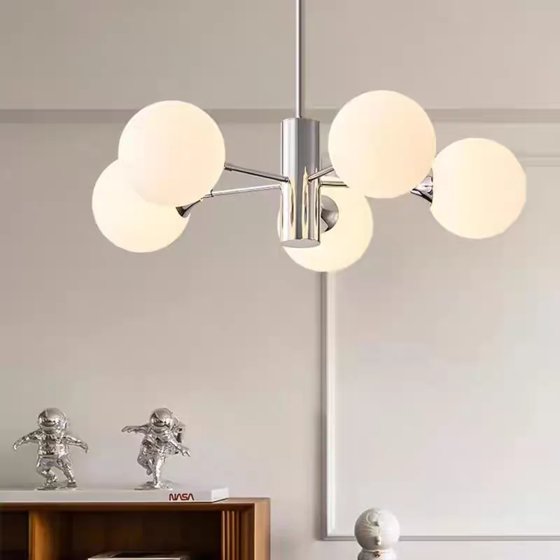 Nordic Retro Pendant Lamps for Ceiling Ring Light Foyer Bed Room Study Home Decor Hanging Lamp Glass Lamp