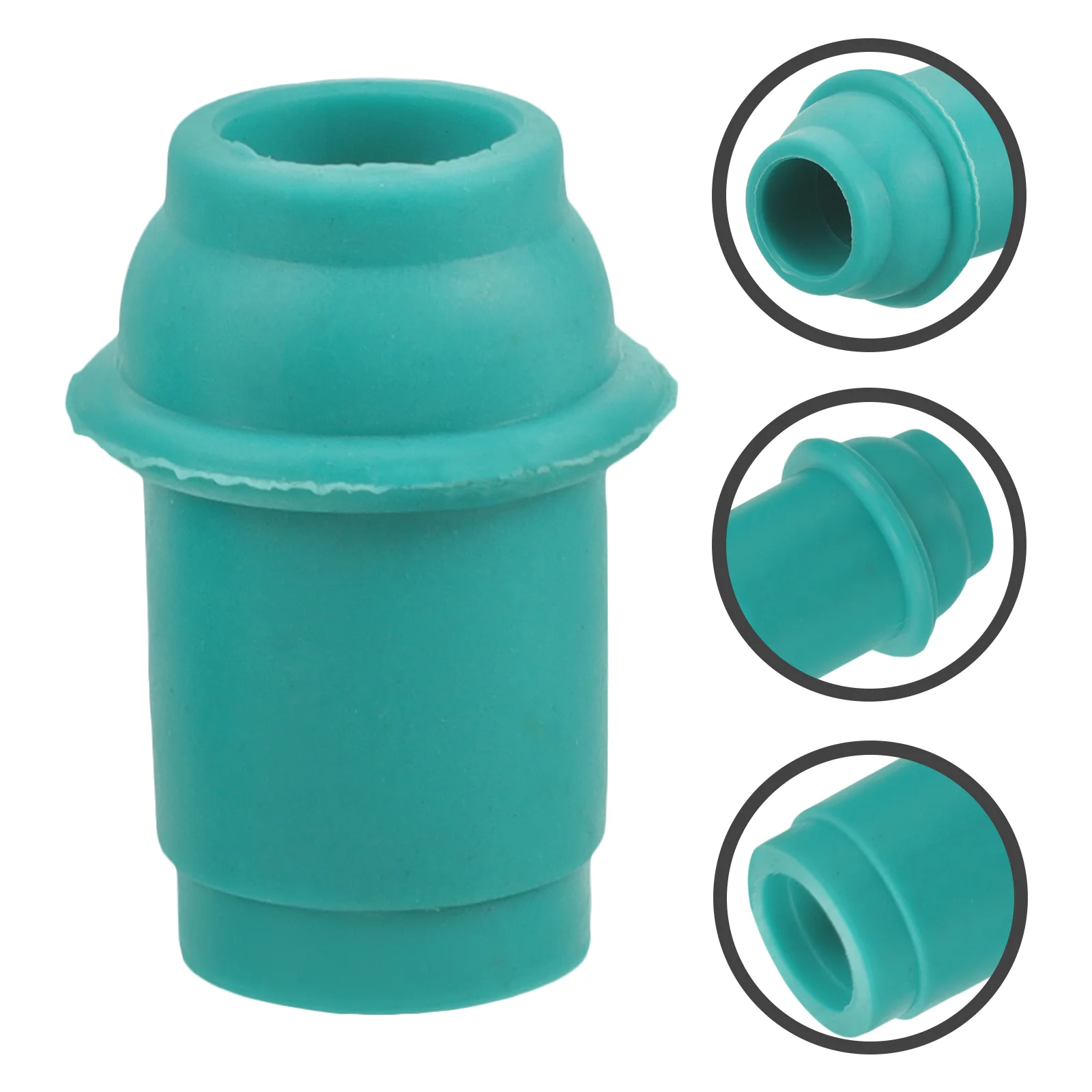 10 Pcs Cups Cupping Connector Device Connectors Pump Nozzle Tips for Replacement Substitute Hand Parts Green