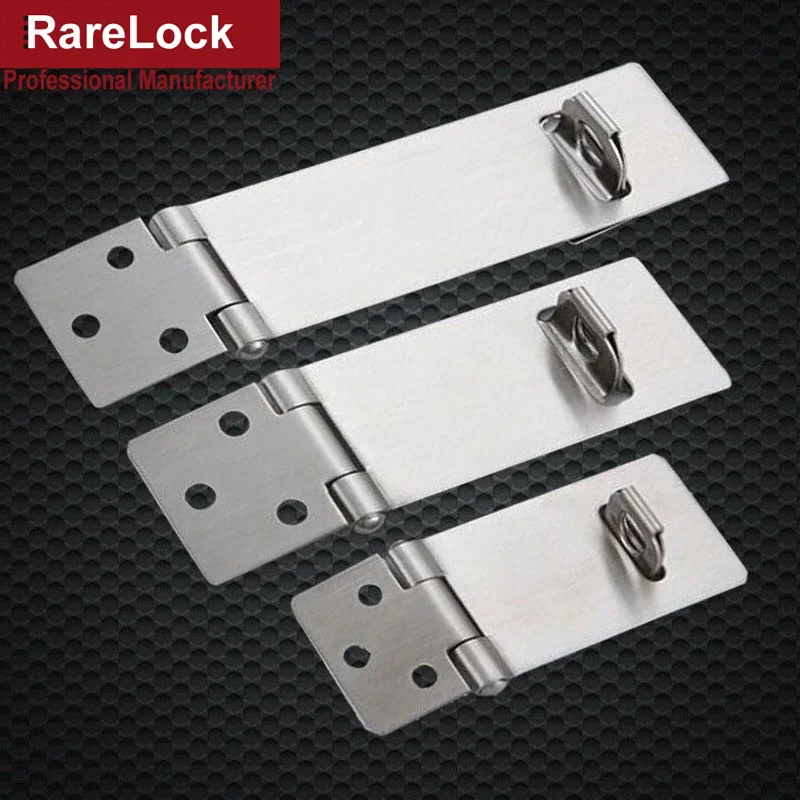 Stainless Hasp Sliding Door Lock for Window Baby Care Air Cabenit Storage Box Rarelock JA12 G