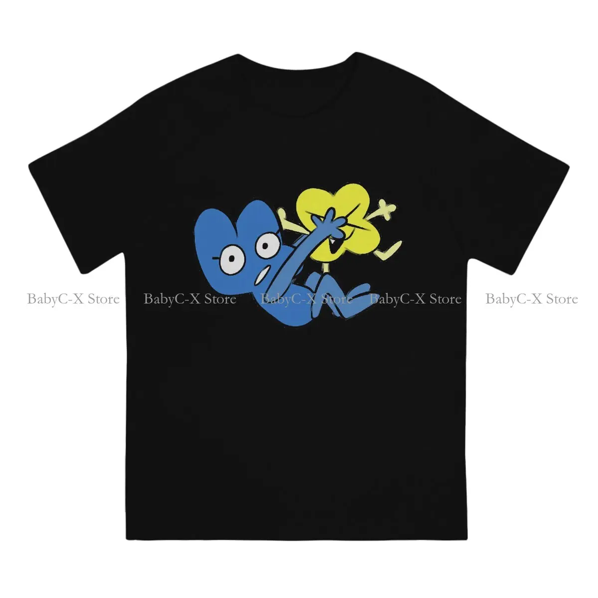 Bitwa o Dream Island BFDI 4 i X koszulka poliestrowa dla mężczyzn cztery i X delikatne, na lato bluzy T Shirt nowość nowy projekt