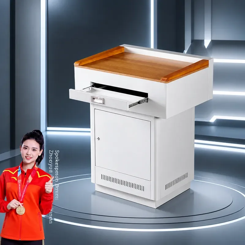 for Multimedia Podium Modern Simple Teacher Classroom Training Table Speech Chairperson Lectern Desk