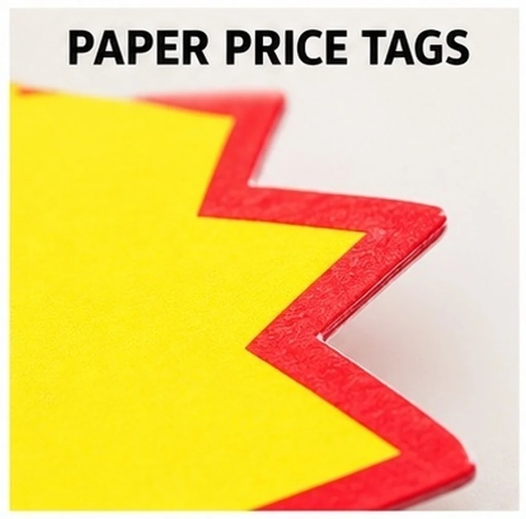 100Pcs Price Label For Price Tags For Retail Store Shop Manager Supermarket Signs Blank Labels Shopping Malls Bookstores