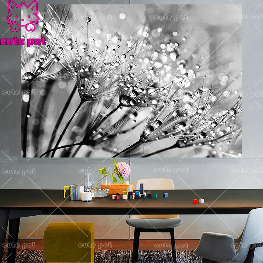 Diamond Embroidery Plant dandelion sale Rhinestone painting 5D DIY Diamond Painting Cross Stitch full square round drill Decor