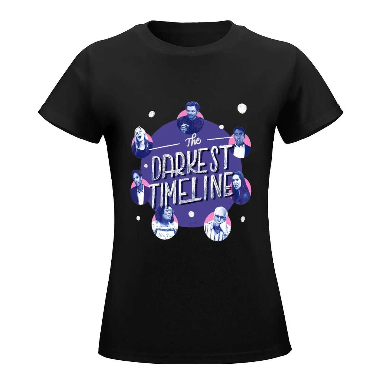 The Darkest Timeline T-Shirt female tees Blouse spring clothes Women 2024