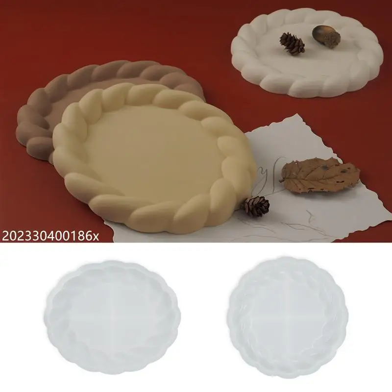 Moules en silicone Bubble Lace Cup Pad, DIY, Ciment, Nordic, Plâtre, Co84, Round Escalery, Home Decor, Artisanat, Cadeau