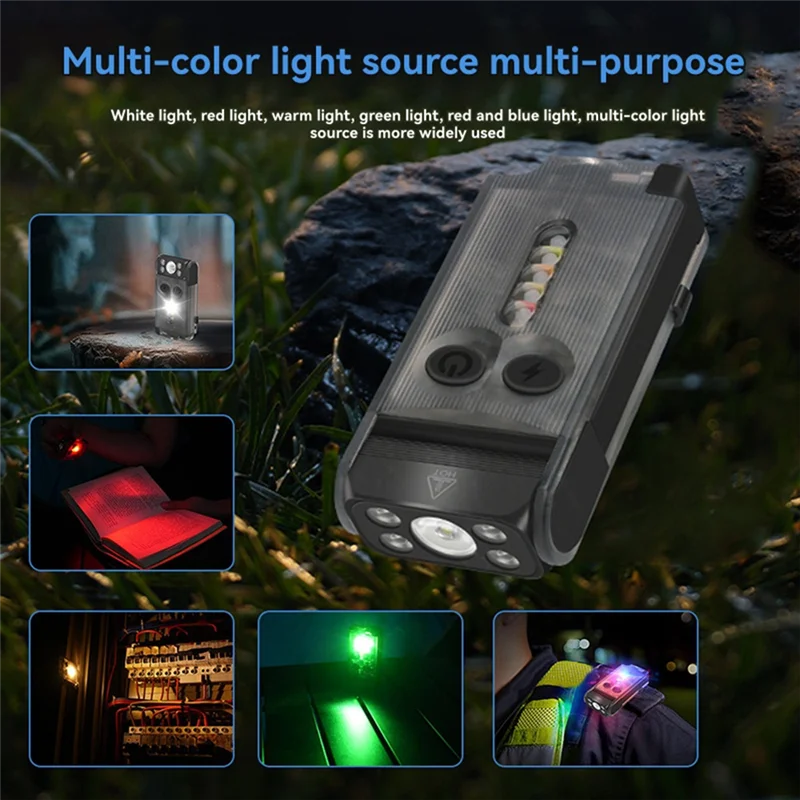 Brelok Latarka A29F-V30 Power Bank Latarka Brelok Kemping Wędkarstwo Awaryjna