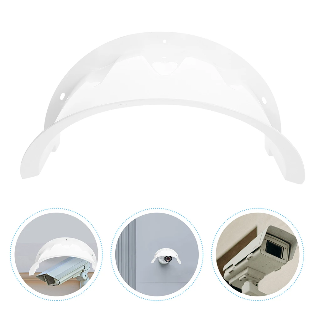 

2pcs Outdoor Camera Waterproof Hat Weatherproof Impact Resistant Cover Security Surveillance Accessories Plastic Housing Camera