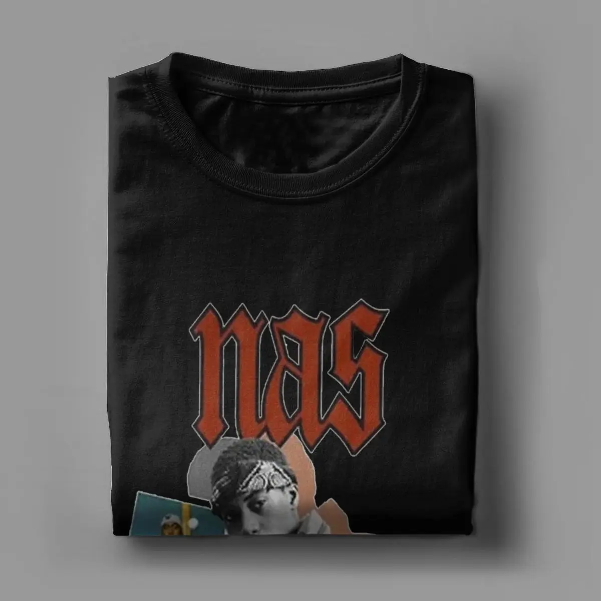 Summer Men Women Illmatic Nas Rapper T Shirt Apparel Hip Hop Cotton Tops T-shirt Vintage Tee Shirt