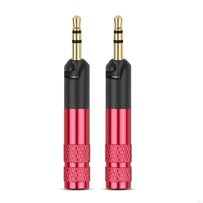 

K9FC 2PCS Stereo 2.5mm Adapter Headset DIY Connector for HD558 HD518 HD598