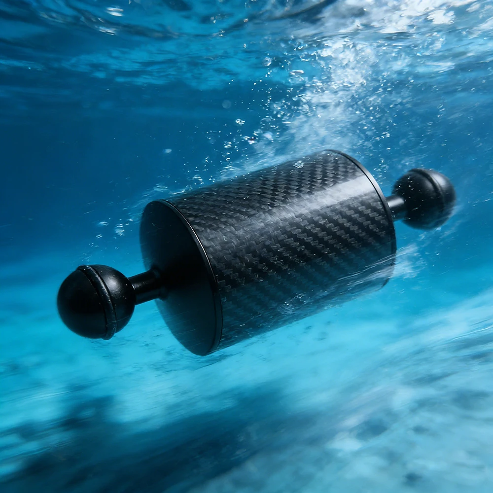 5” 100g 8”  300g 10” 450g 12” 550g Carbon Fiber Float Buoyancy Aquatic Arm For Camera Floating Arm Diving Camera Diving Tray