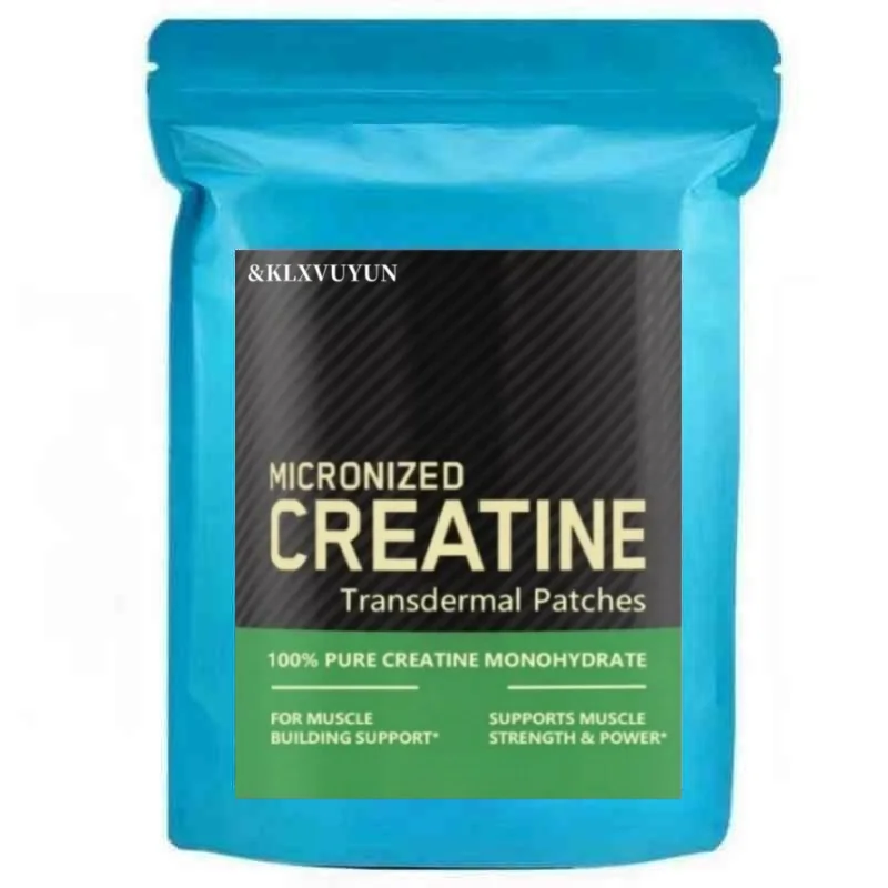 Creatine Monohydrate Transdermal Patches- Support Muscles, Cellular Energy and Cognitive Function - 32 Patches/bag