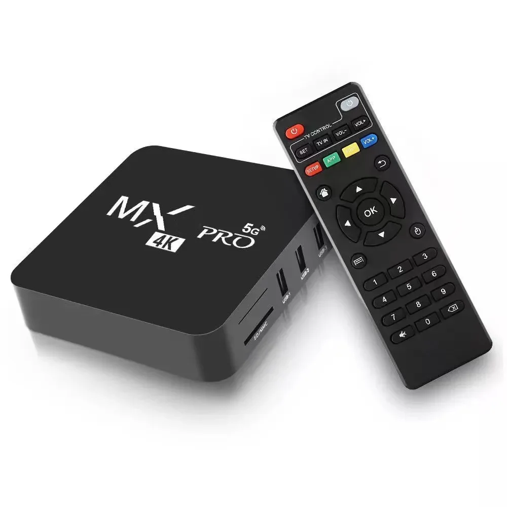 Factory MXQ PRO 4K 5G Smart TV BOX Android 11.0 OS 2.4G&5G WiFi Quad Core 2GB RAM 16GB ROM Youtube Media Player Set Top Box