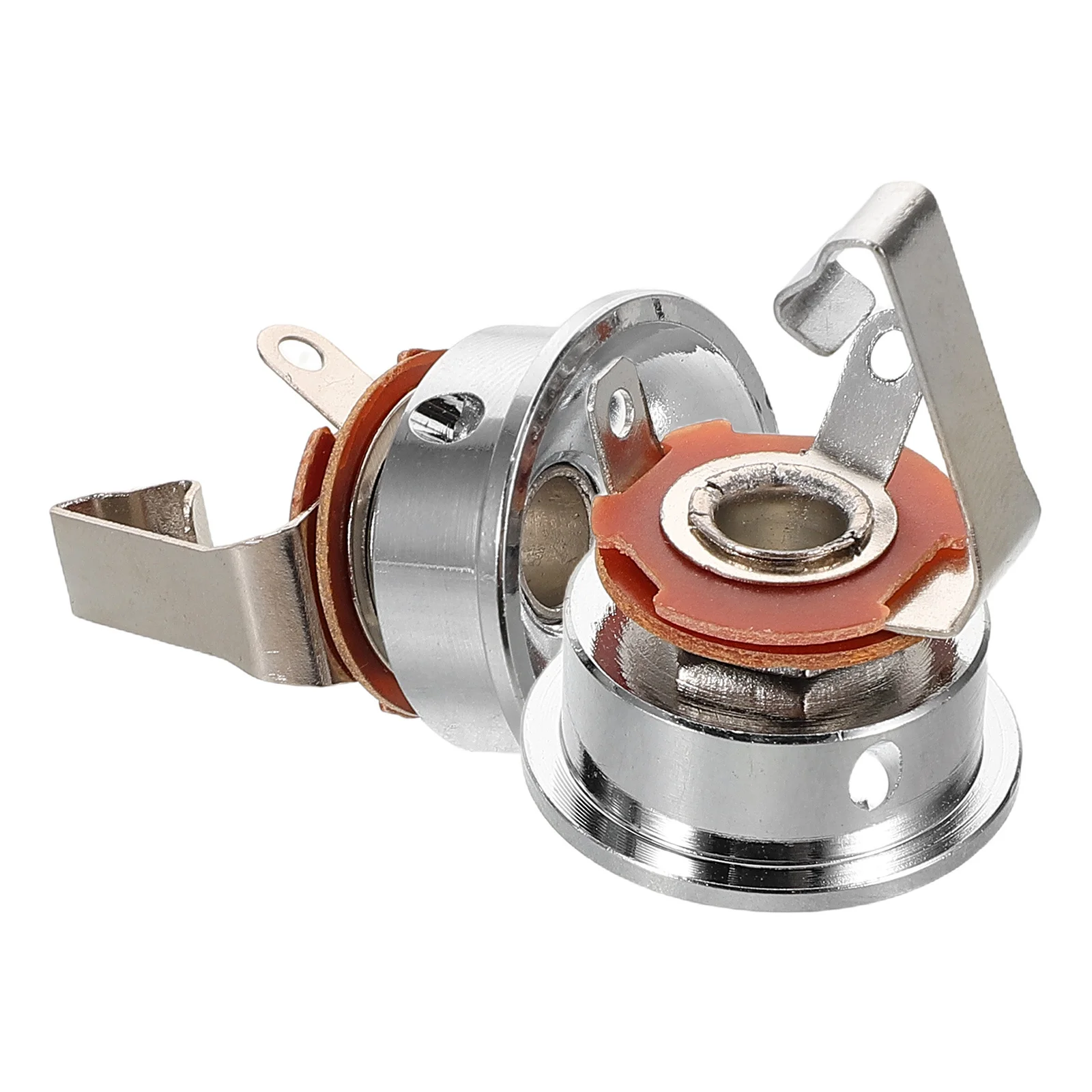 

2pcs Electric Jack Plate Flush Mount Output Socket For Sound Clarity Live Performance Studio Recording Guitar Output Jack Socket