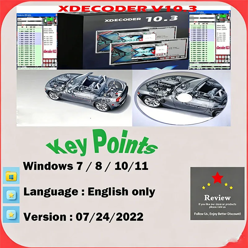 Xdecoder 10.3 With Keygen DTC Remover OBD2 Scanner Crack DTC OFF Delete Software Full Verison For VAG EDC15 EDC16 EDC17 Xdecoder