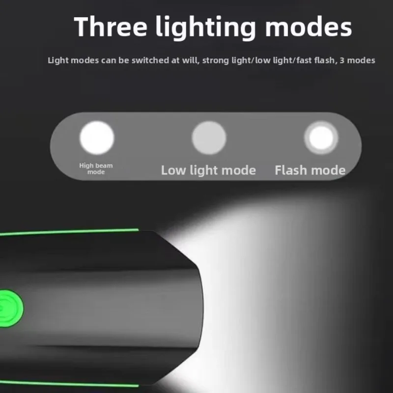 Bike Front Light + Horn, High Brightness, Perfect for Mountain Bikes, Kids Cycling & Night Riding Equipment