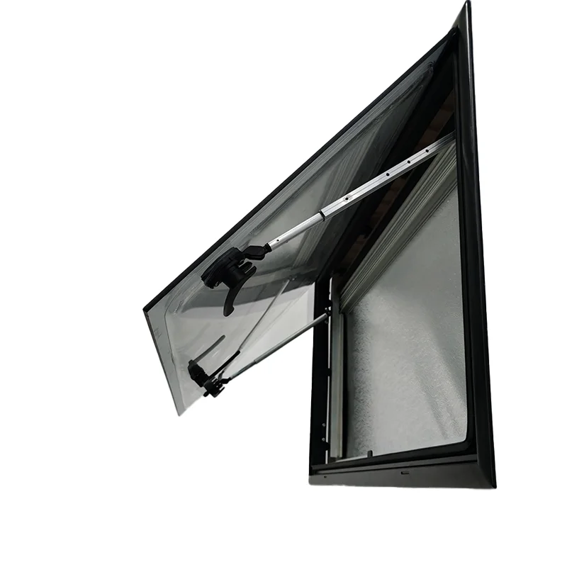 1000x600mm Travel Equipments Caravans Side Hinge Window With Roller Blind And Flynet For Camping Van Motorhome