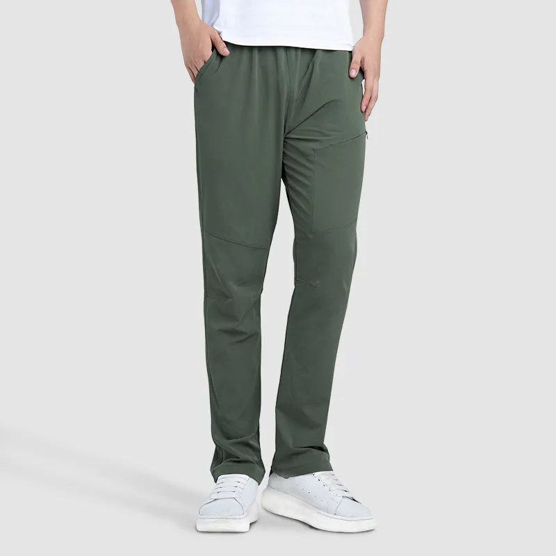 Pantalones de chándal con bolsillo y cremallera para hombre, mallas deportivas para correr, entrenamiento, gimnasio, novedad de 2024