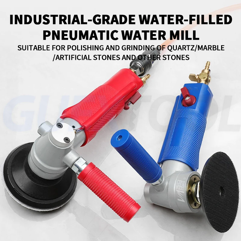 Pneumatic Sander Water-feed Mill Wet Polisher Tool Machine 14/16mm For Marble Quartz Granite Stone Polishing