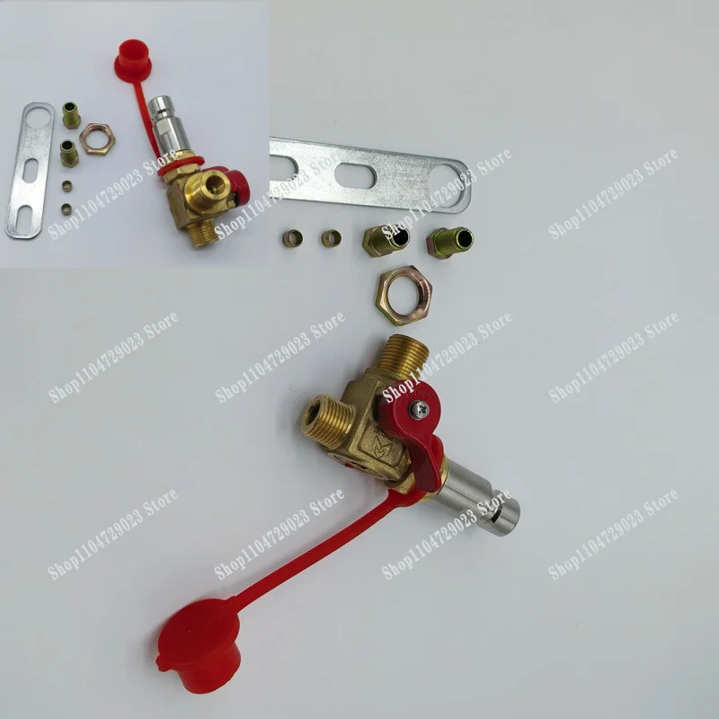 Factory direct sales of automobile oil to gas conversion QFT1 one-way inflation valve filling valve switch accessories