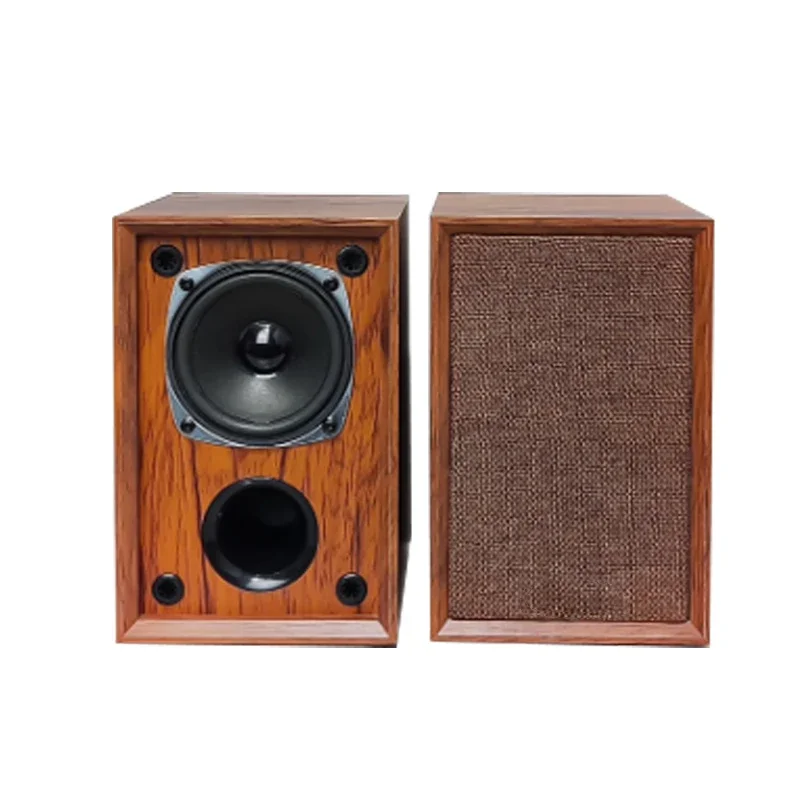 3 Inch Full Range Speaker 4 Ohm Portable Audio Speakers Unit  HIFI Passive LoudspeakerHome Wooden Sound Box Amplifier