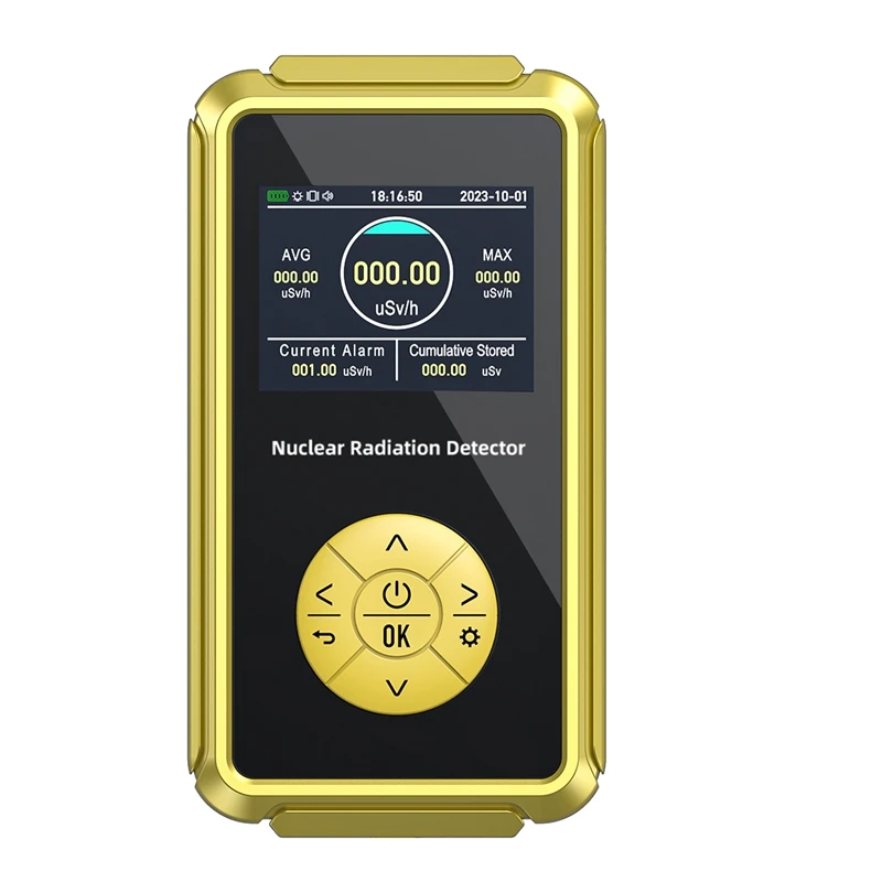 Geiger Counter Nuclear Radiation Detector, Geiger Plate, Detector de radioatividade para águas residuais nucleares, PC Software, durável