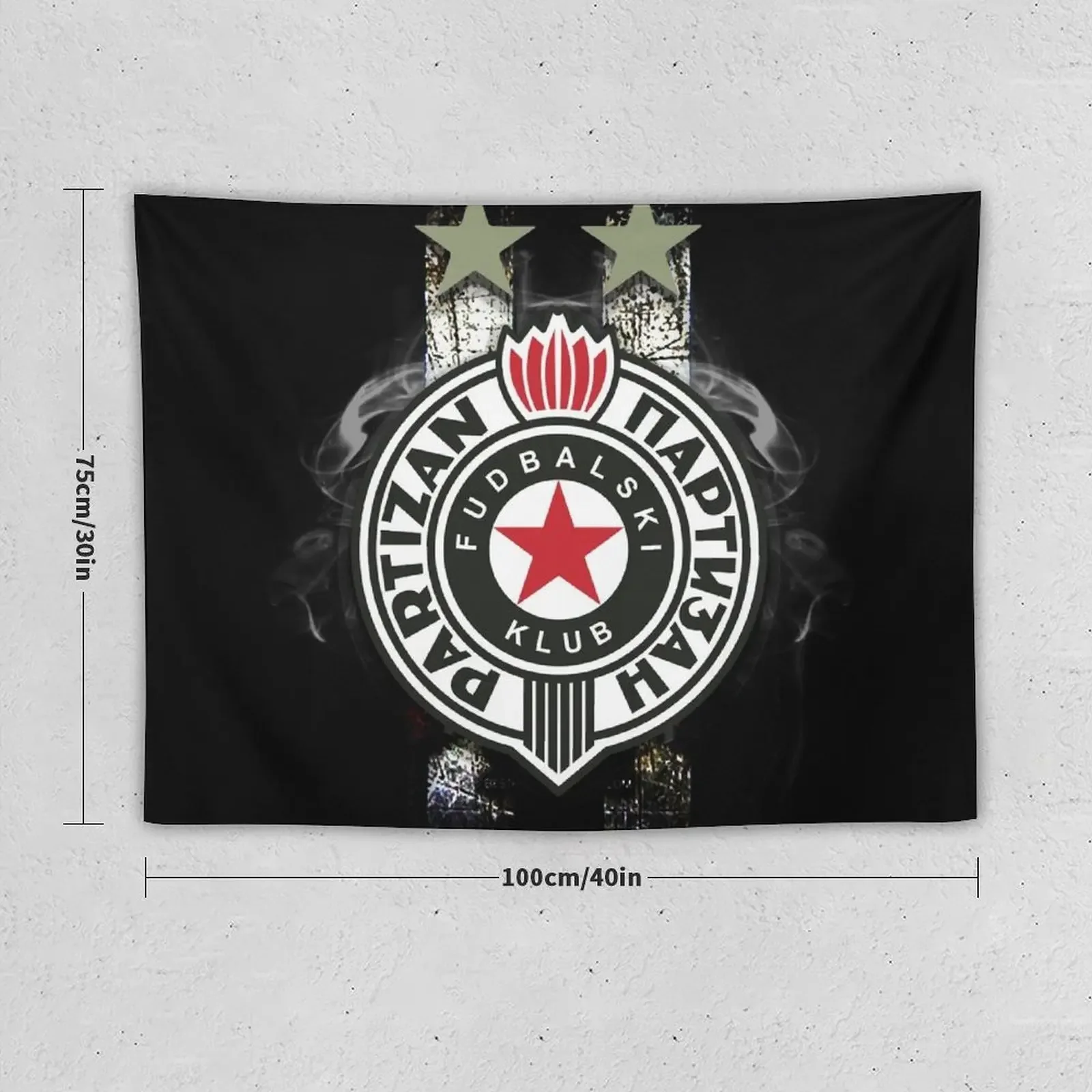 Partizan Beograd Tapestry Aesthetic Home Decor Home Decor Accessories Tapestry