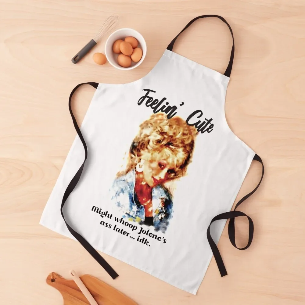 

Feeling cute Dolly legend parton art gift for fans Apron Barista kitchen item christmas 2024 Apron