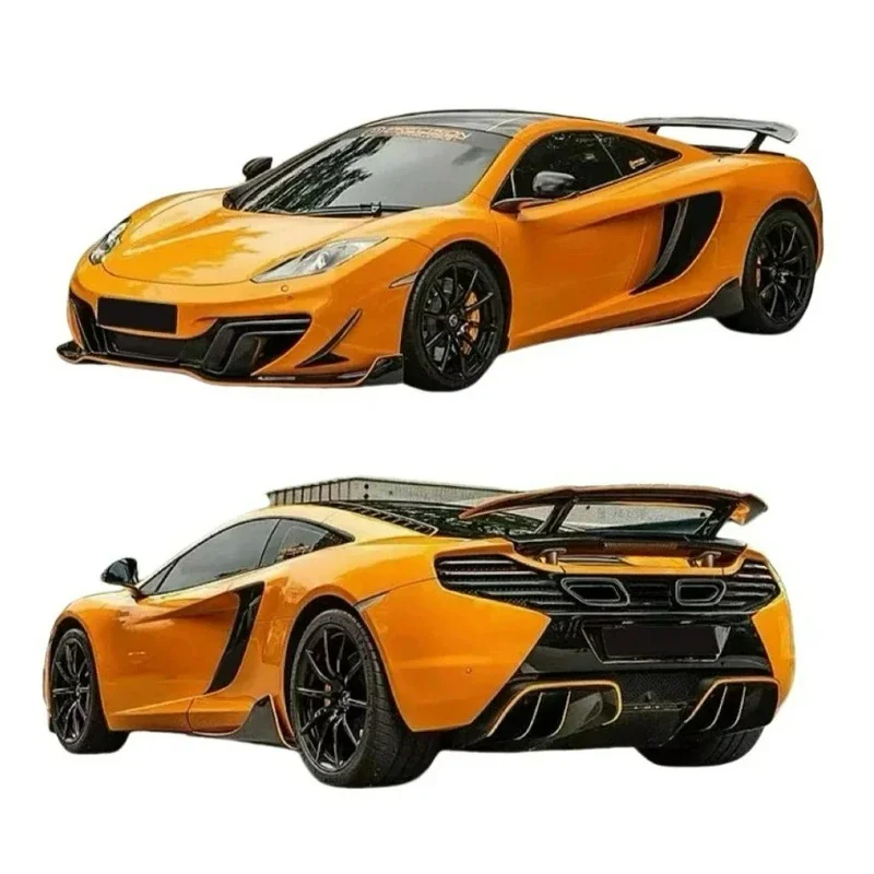 Ultra-Light FOR McLaren MP4-12C Precision-Cut Body Kit Dry Carbon Fiber Front Lip Rear Spoiler Side Skirt Tail
