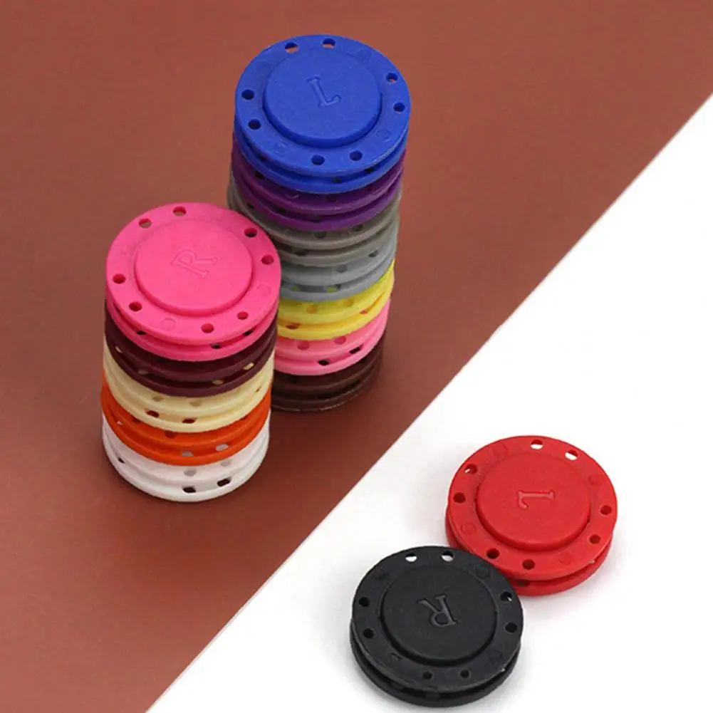 1 Pair 8 holes Magnetic Snap Fasteners Clasps Buttons Handbag Purse Wallet Snaps Clasps Clothes Buckle Sewing Magnet Buttons