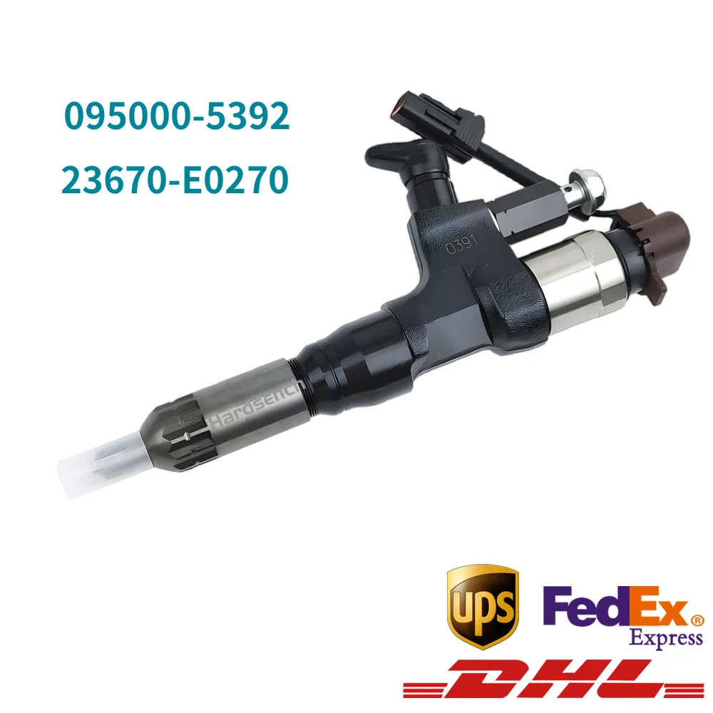 

095000-5392 Топливная форсунка Common Rail для дизельных двигателей 23670-E0270 для дизельного двигателя H/i/n-o J05D