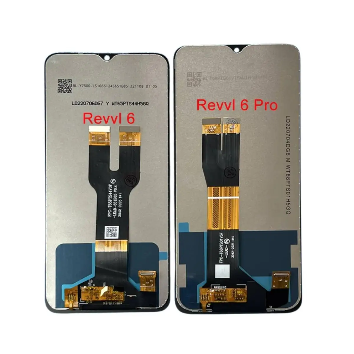 Original For T-Mobile REVVL6 T Phone 5G LCD Display Screen Frame Touch Panel Digitizer For REVVL 6 Pro LCD TPhone Pro 5G Display