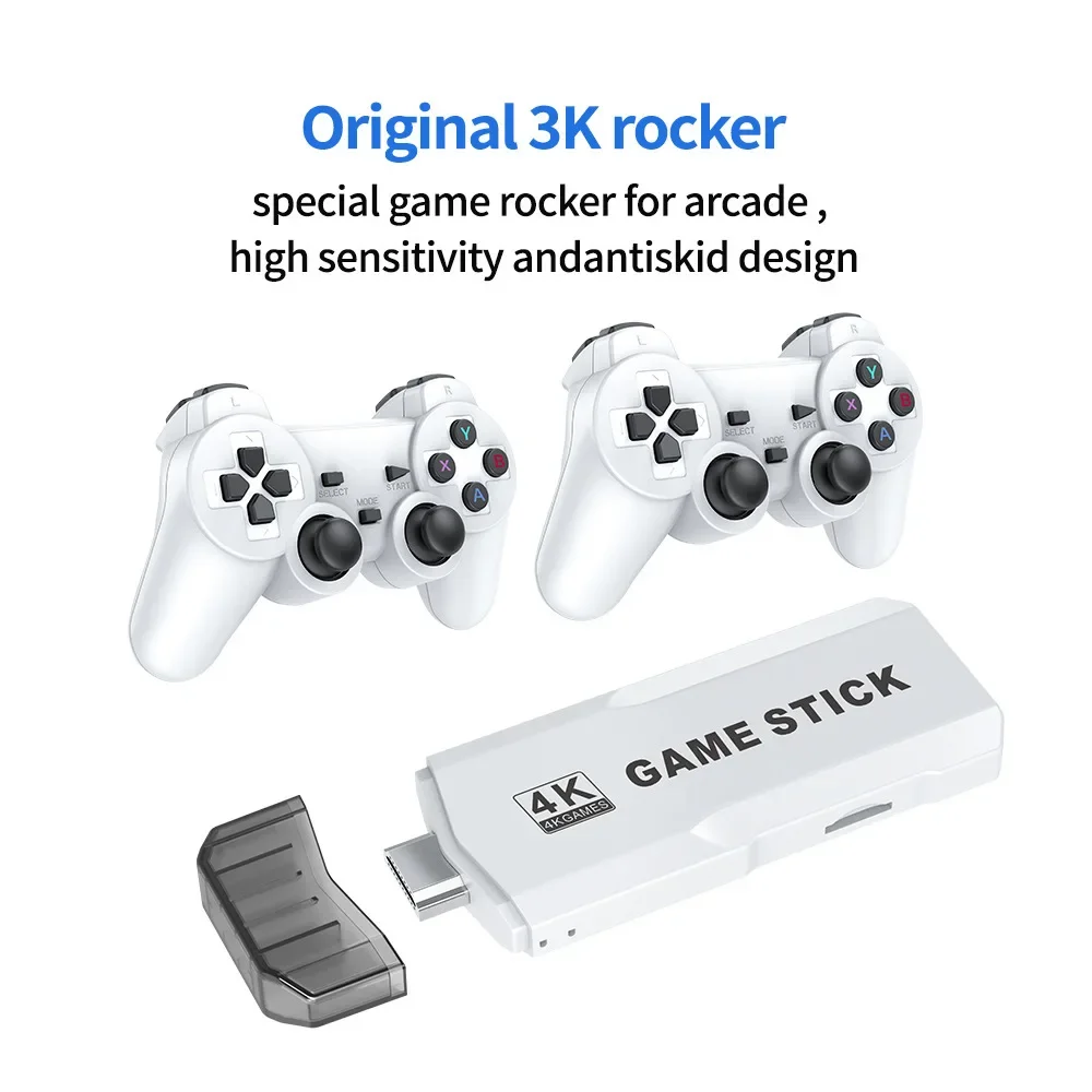 Imagem -04 - Stick Retro Nostálgico Video Game m2 Pro Game Stick Saída Hdmi 2.4g Punho sem Fio Duplo 4k 10000 Jogos