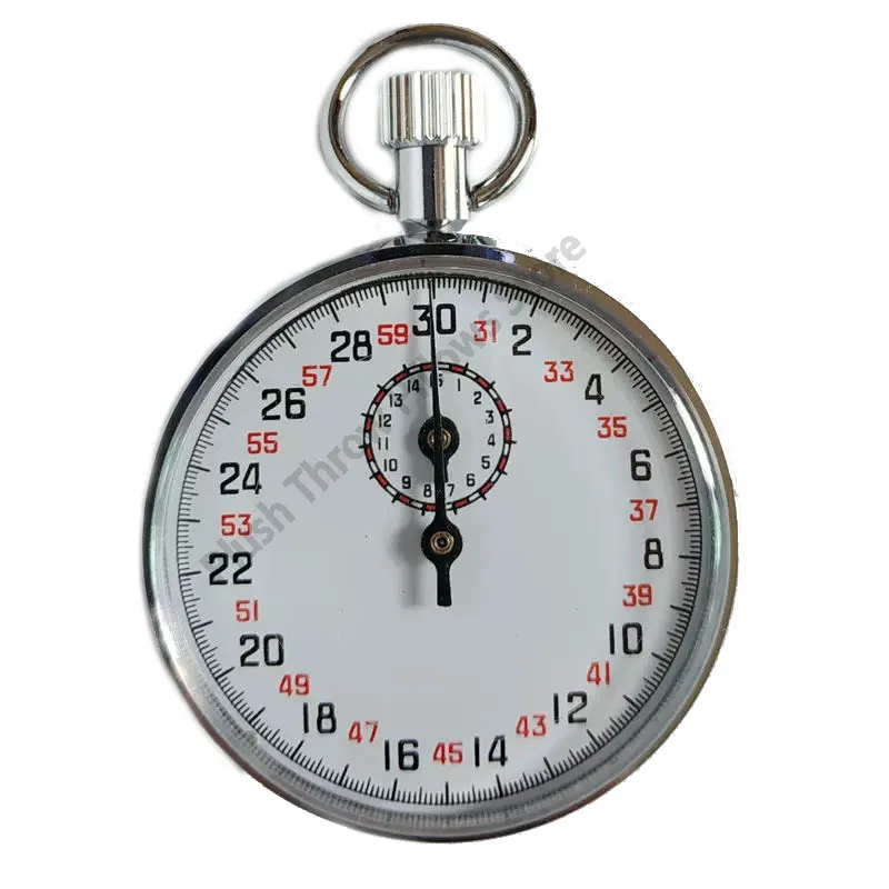 

Stainless Steel Mechanical Stopwatch Professional Sports Timing Running Timer Handheld Stopwatch Metal Case