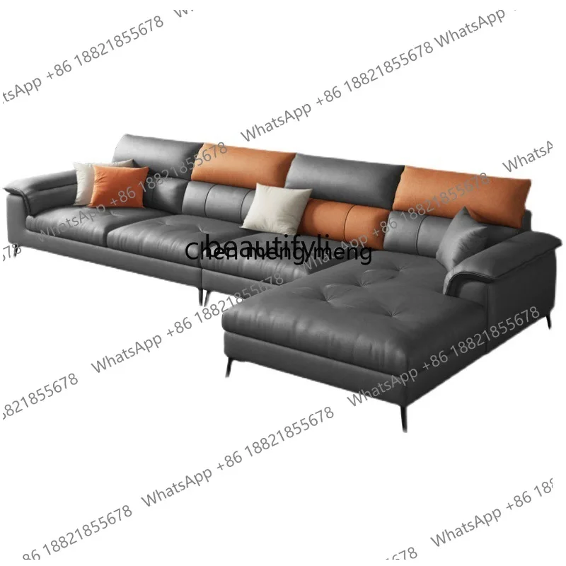 Hot sales Italian leave-in technology cloth sofa light luxury Italian fabric sofa simple small apartment living room latex sofa