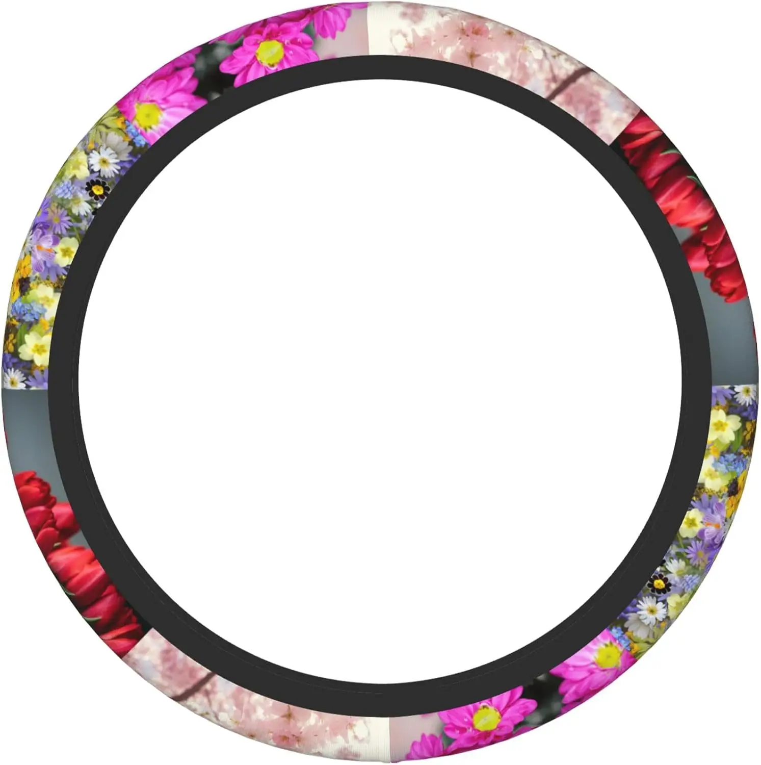 Custom Steering Wheel Covers Personalized Universal Wheel Cover Add Your Image Text Logo Anti-Slip Car Accessories for Vehicles
