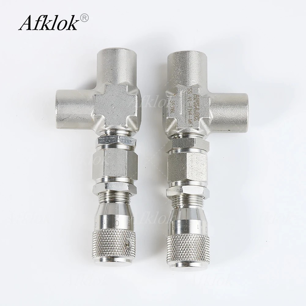 15HOT Tekanan Tinggi 3000psi 1/4 "NPT Wanita Stainless Steel 316L Katup Pengukur Sudut untuk Industri Minyak/Gas/Kimia