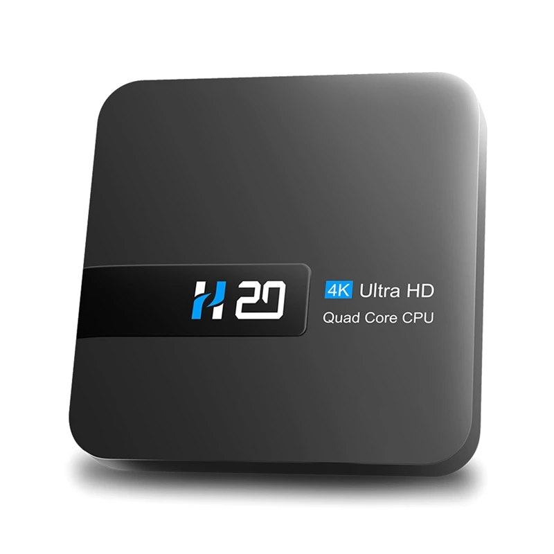 H20 Smart Tv Box Android10.0 1Gb 8Gb 4K Hd H.265 Mediaspeler Android 3d Spelen Snel 1080P Set Met Ons Plug