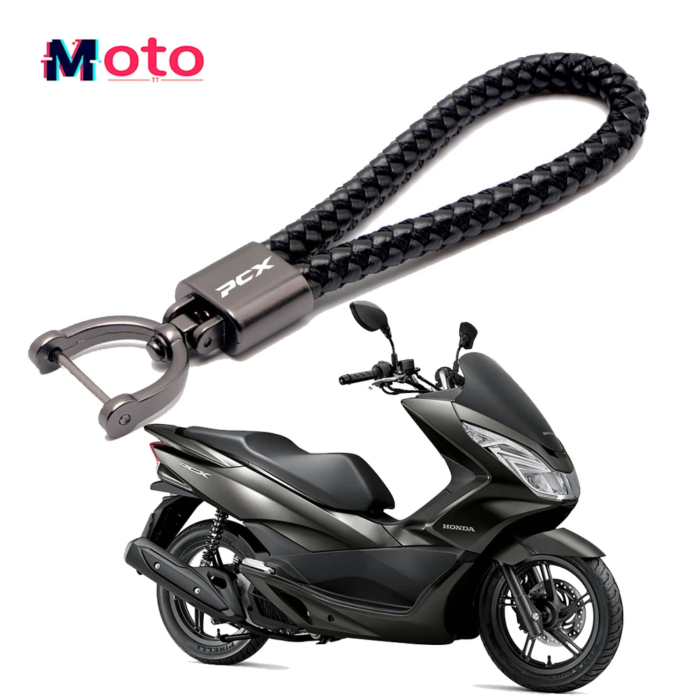 For HONDA PCX125 PCX 125 PCX150 PCX 150 2018 2019 2020 2021 2022 Motorcycle High Quality Accessories Keyring Zinc Alloy Keychain