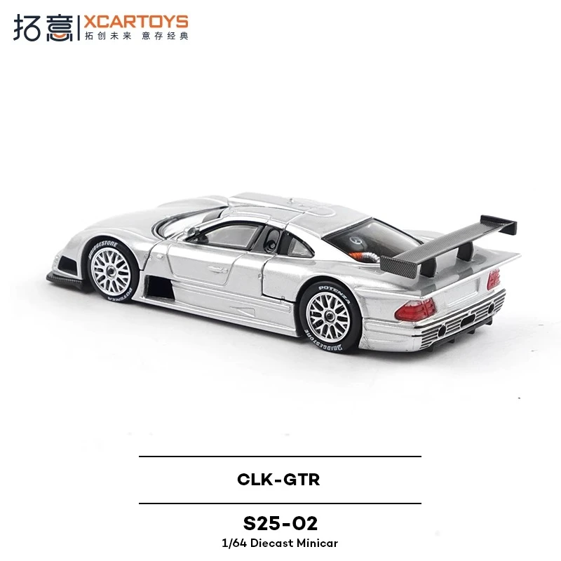 XCARTOYS POPRACE 1/64 CLK-GTR نموذج سباق السيارات الخارقة سبيكة دييكاست نموذج ألعاب أطفال بنين الكبار نموذج عشاق جامعيون