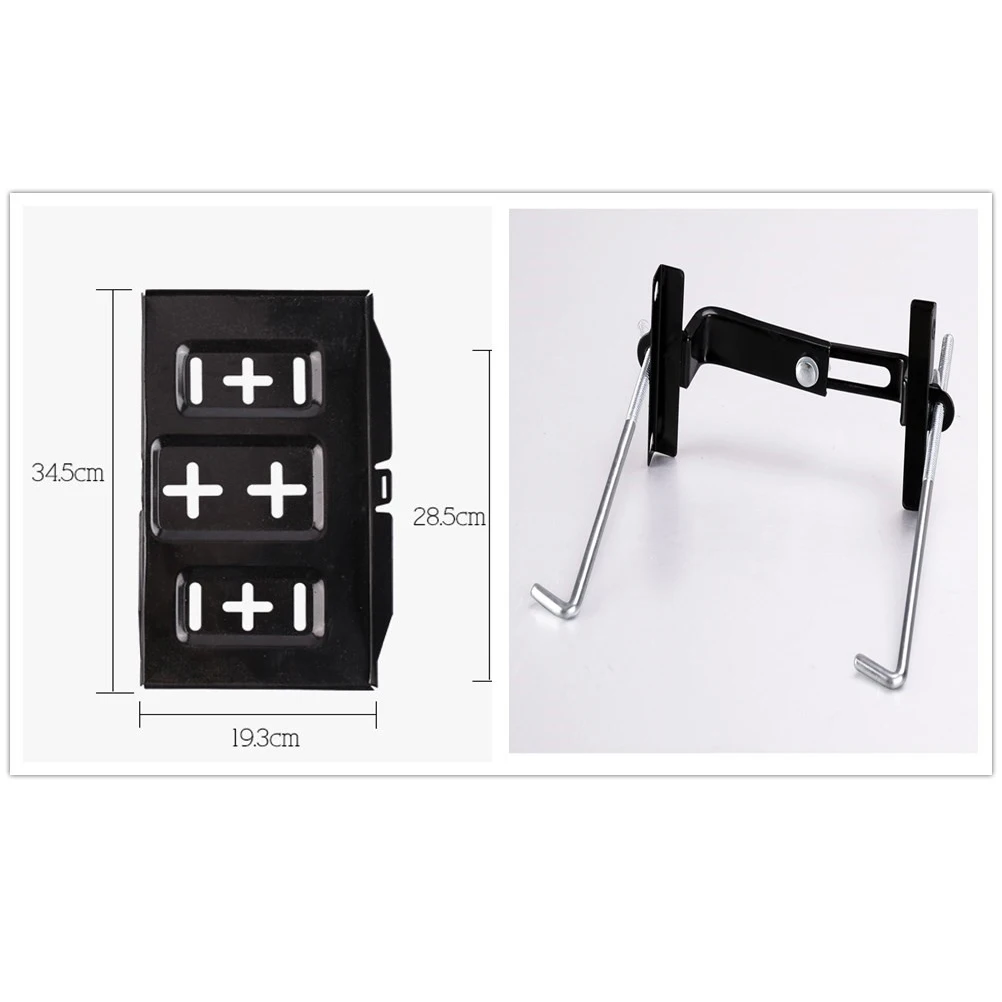 

Universal Car Holder Bracket 23CM Adjustable Mount Durable Corrosion Resistant Metal Kit For Truck Batteries