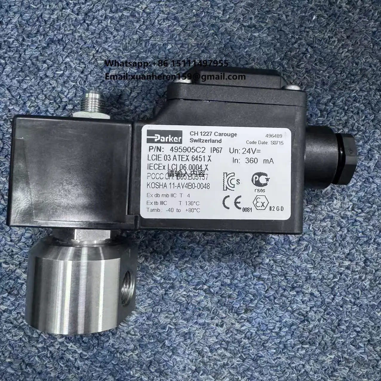 PARKER CH1227 Solenoid Valves 495905C2