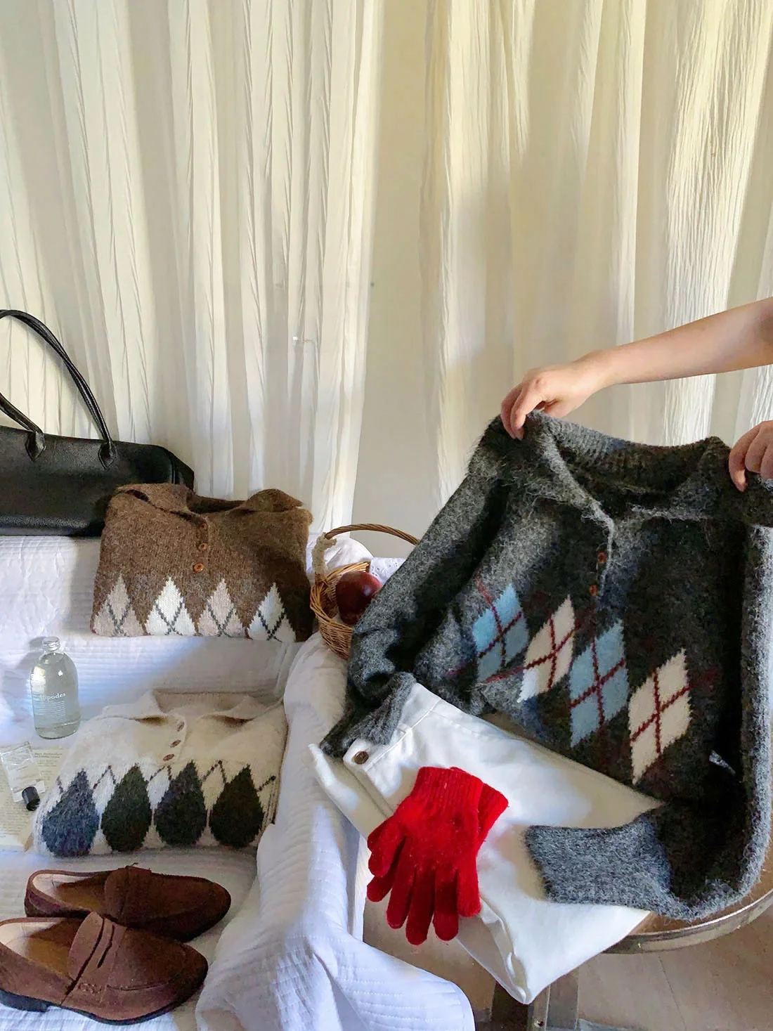 

Women's Thiened Winter Knitted Sweater Retro College Sle Loose Fit Soft And Comfortable Overhead Pullover e Pattern