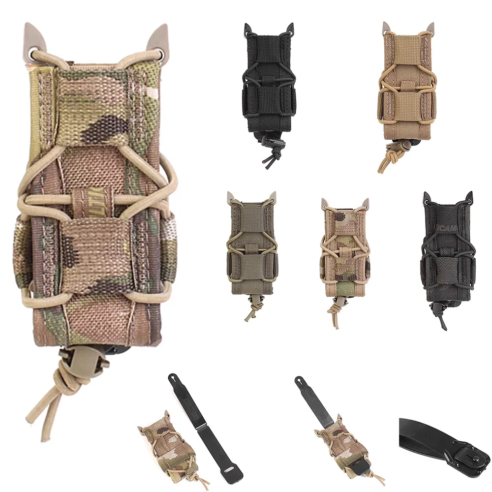 

НОВАЯ высококачественная уличная сумка для журналов, 9 мм, одинарная сумка для пистолета, сумка для фонарика Molle, держатель для фонарика, сумка для охотничьего журнала