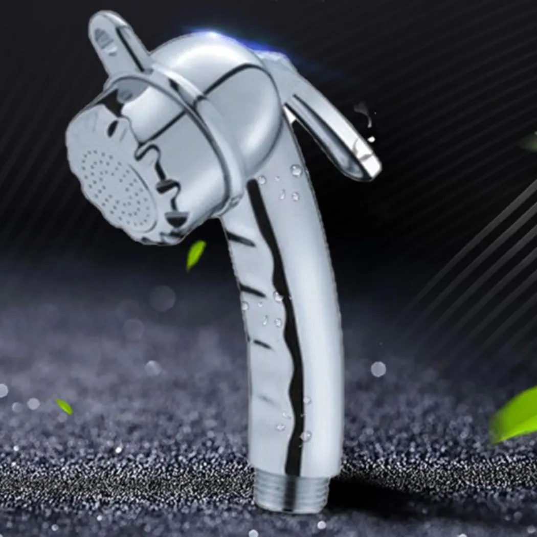 

1Pc Shower Head Bidet Shower Toilet Small Nozzle With Start/stop Button Boat Camping Motorhome Shower Bathroom Accessories