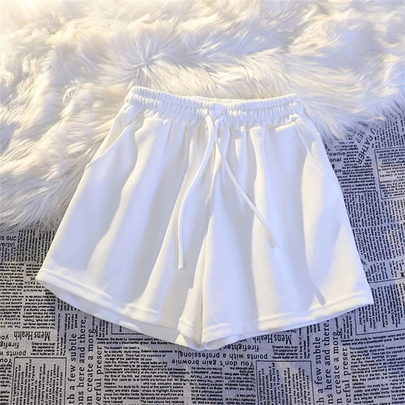 Womens Wide Leg Lounge Shorts Summer Casual High Waist Loose Korean Style Cool Comfortable Athletic Shorts