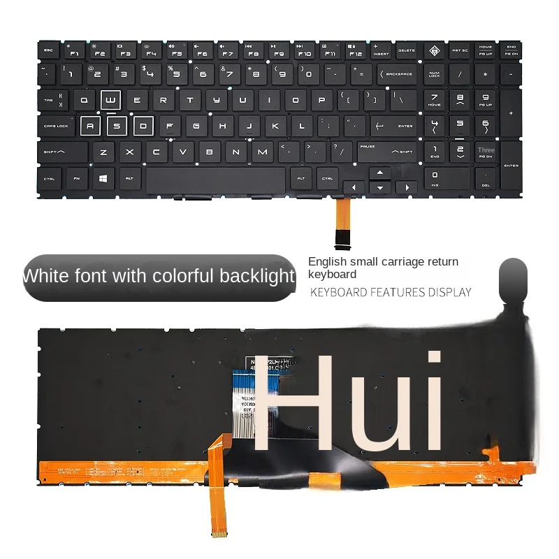 

Replace applicable For HP 15-DH OMEN 5 4th generation 15-DC keyboard 17-CB TPN-C144 Q211 C143