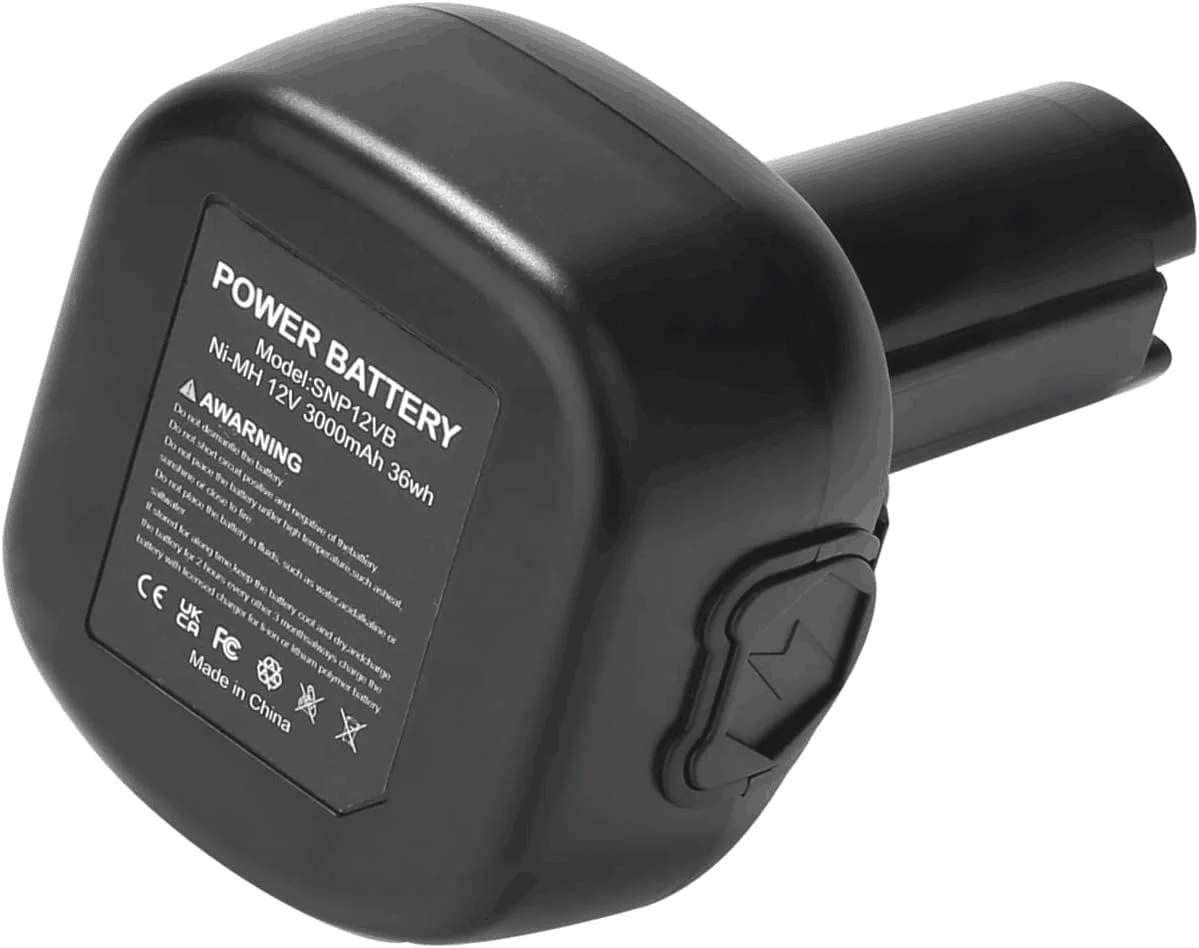 Batería de 3000 mAh para SNAP ON 12 V 3 Ah NiMH SNAP ON 12 V CTR2512 CTB2512