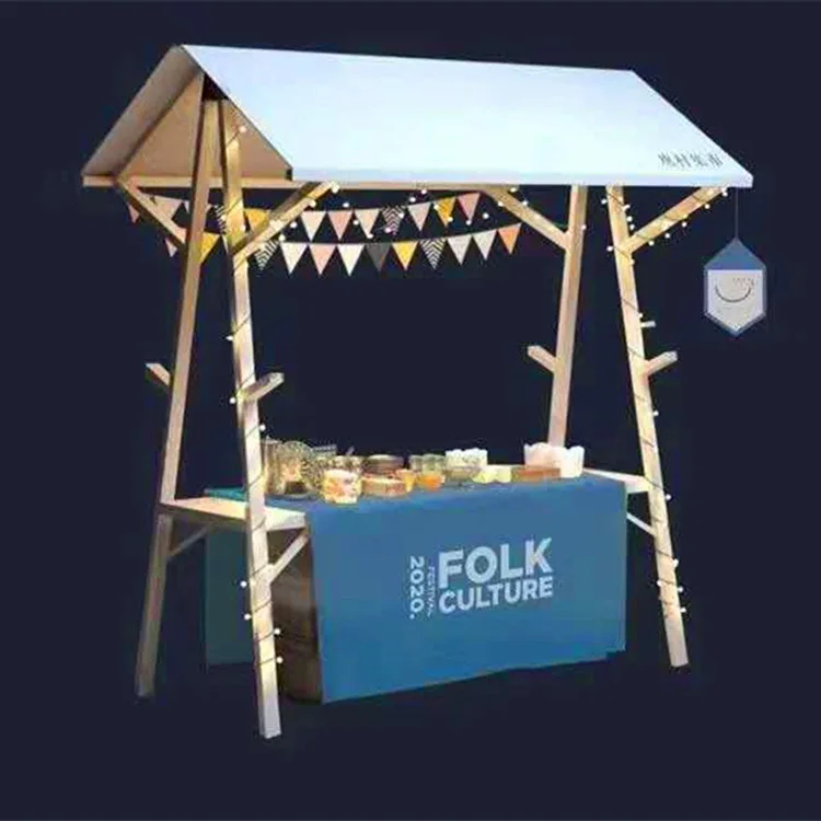 Market display stand Solid wood activity shed Mobile truck Fabric outdoor float Night market stall Market stall