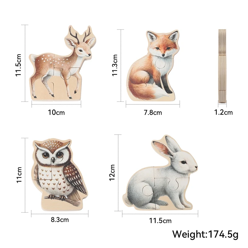 Montessori Educational Toys Wooden Hand Grab Board Puzzle Alphabet Number Cognition Early Learning Sensory Play Toy Gifts view 6