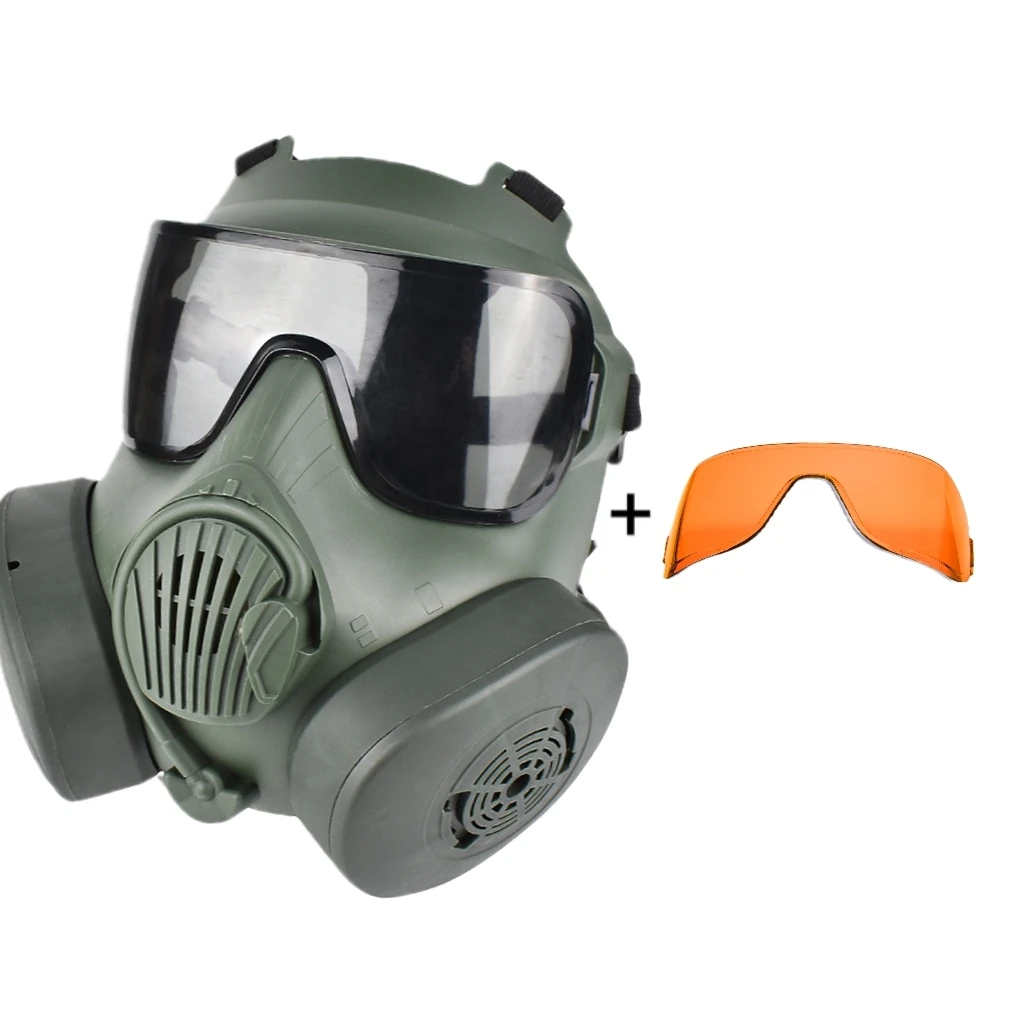 REikirc Zlangsport Taktische Masken ZL4/M50 FM54 Objektive Vollgesichts-Luftschutzmaske weich Zum Schießen, Jagen, Reiten, Training, CS-Spiele, Cosplay 6